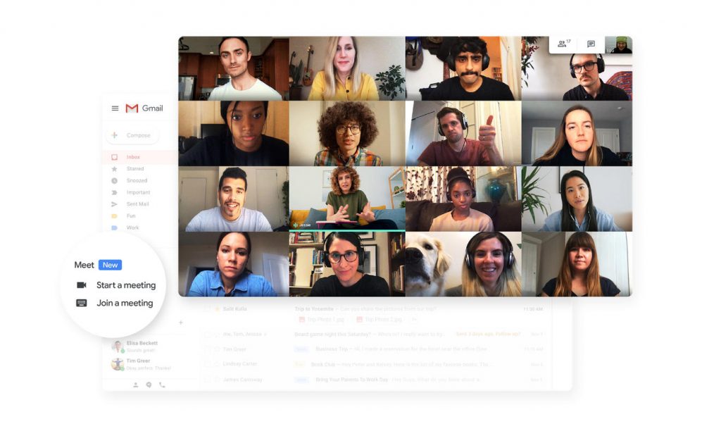 Google Meet Sudah Terintegrasi dengan Gmail