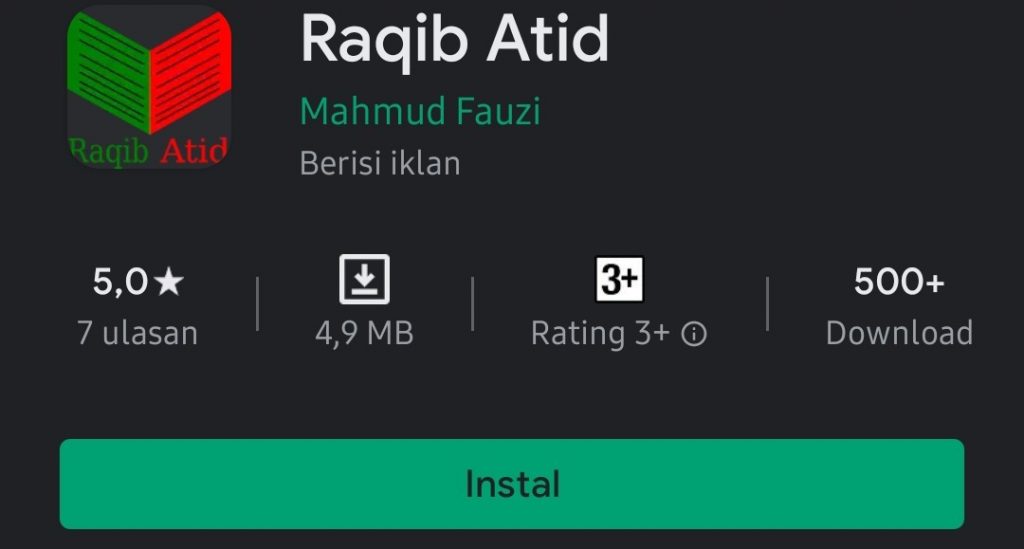 Woww…!! Aplikasi ‘Raqib Atid’, Pencatat Amal Baik dan Buruk Harianmu Kini Ada Di Android