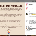 Viral! Restoran cepat saji Burger King Ajak Masyarakat Beli McDonald’s