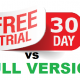 Pengertian Software Versi Trial Dengan Versi Full Version