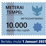 Harga Materai Naik Jadi Rp 10.000 Mulai 2021