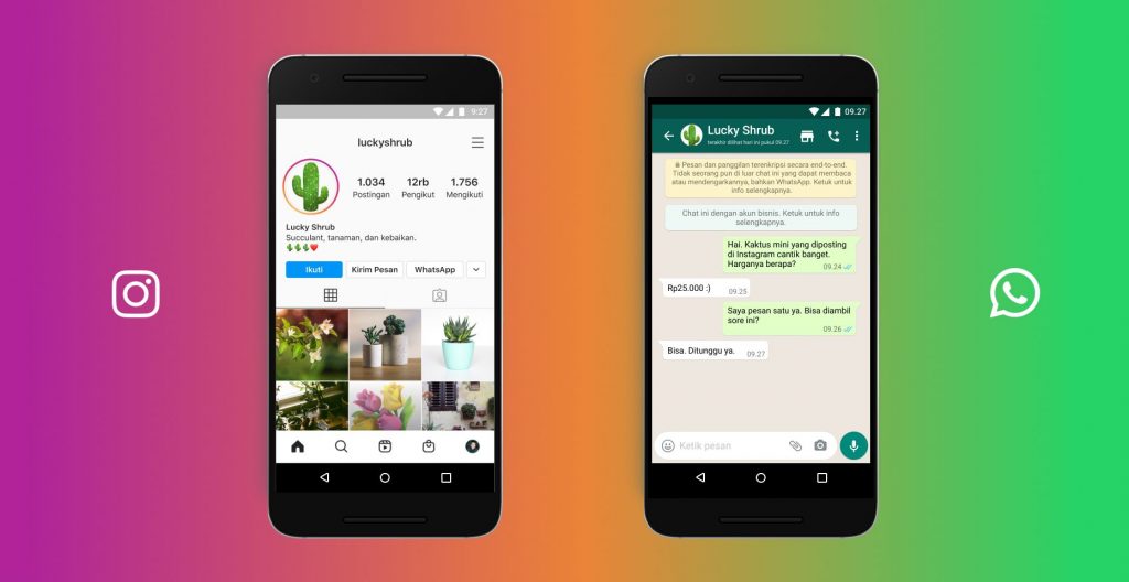 Cara Mudah Memunculkan Tombol Chat WhatsApp di Profil Instagram