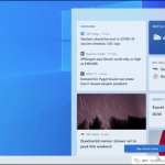 Windows 10 Tambahkan Widget Cuaca & Berita pada Taskbar