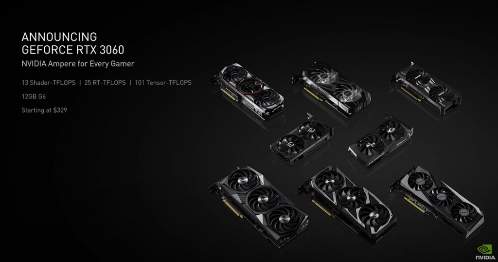 Kartu Grafik Nvidia Umumkan GeForce RTX 3060 pada CES 2021