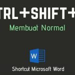 Fungsi CTRL + SHIFT + N pada Microsoft Word