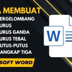 Cara Membuat Garis di Microsoft Word