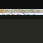 Cara Menampilkan Menu Bar Pada Sublime Text