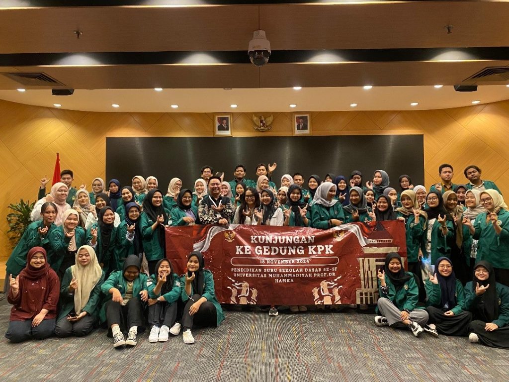 KUNJUNGAN KE GEDUNG KPK (KOMISI PEMBERANTASAN KORUPSI) PENDIDIKAN GURU SEKOLAH DASAR (PGSD) FAKULTAS KEGURUAN DAN ILMU KEPENDIDIKAN (FKIP)UNIVERSITAS MUHAMMADIYAH PROF. DR. HAMKA (UHAMKA)