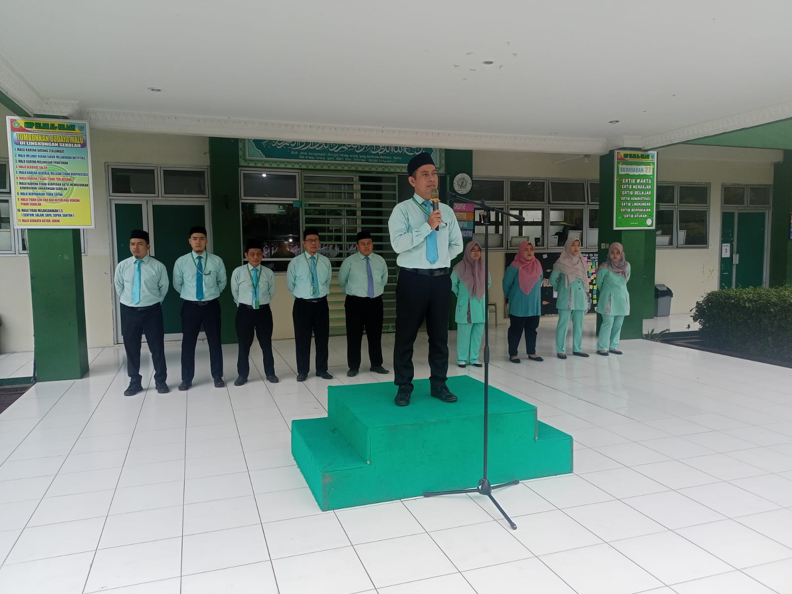 Apel Pagi SMP Islam Al-Falaah: Tanggung Jawab