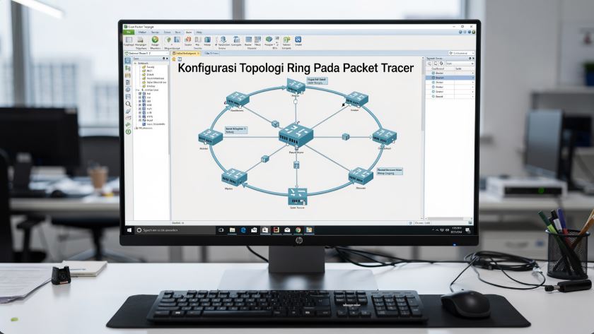 Konfigurasi Topologi Ring Pada Packet Tracer